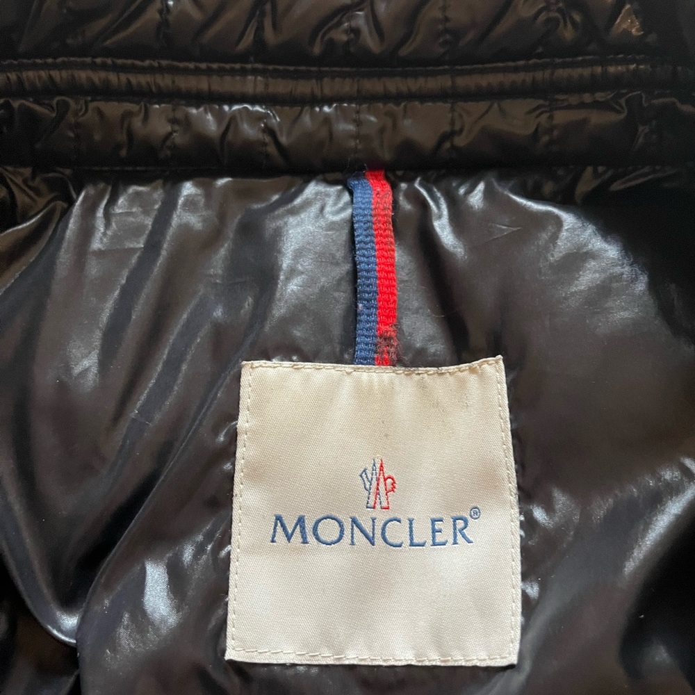 Moncler Shiny Black Jacket